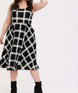 Torrid Ponte Knit Midi Dress